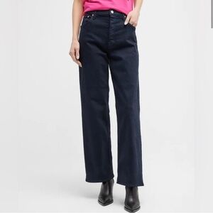 High Waist Study Skimp Jean in Blue Graphite Size 31